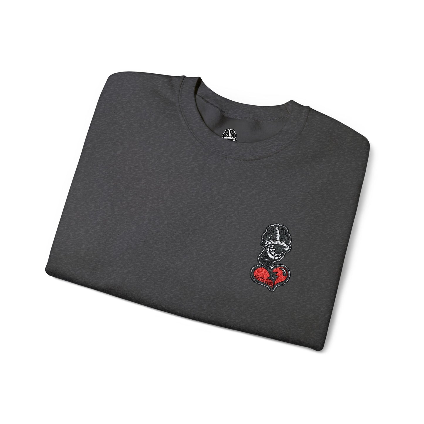 Embroiderd Heart Crewneck Sweatshirt DFCollection™