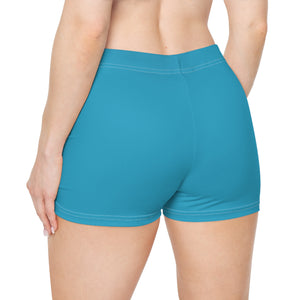 DF Collection Women's Tropic Blue Shorts (AOP)