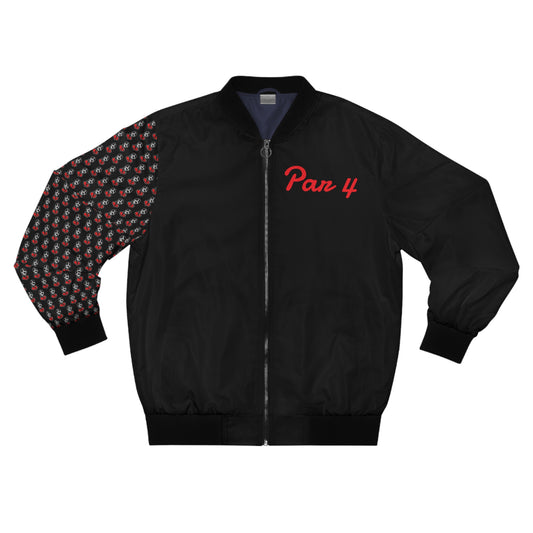 PAR 4 "BLK/RED" Men's Bomber Jacket (AOP)