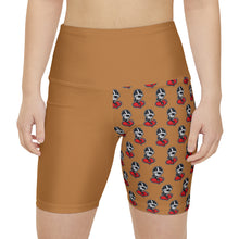 Load image into Gallery viewer, Louis Tan Women&#39;s Workout Shorts (AOP)