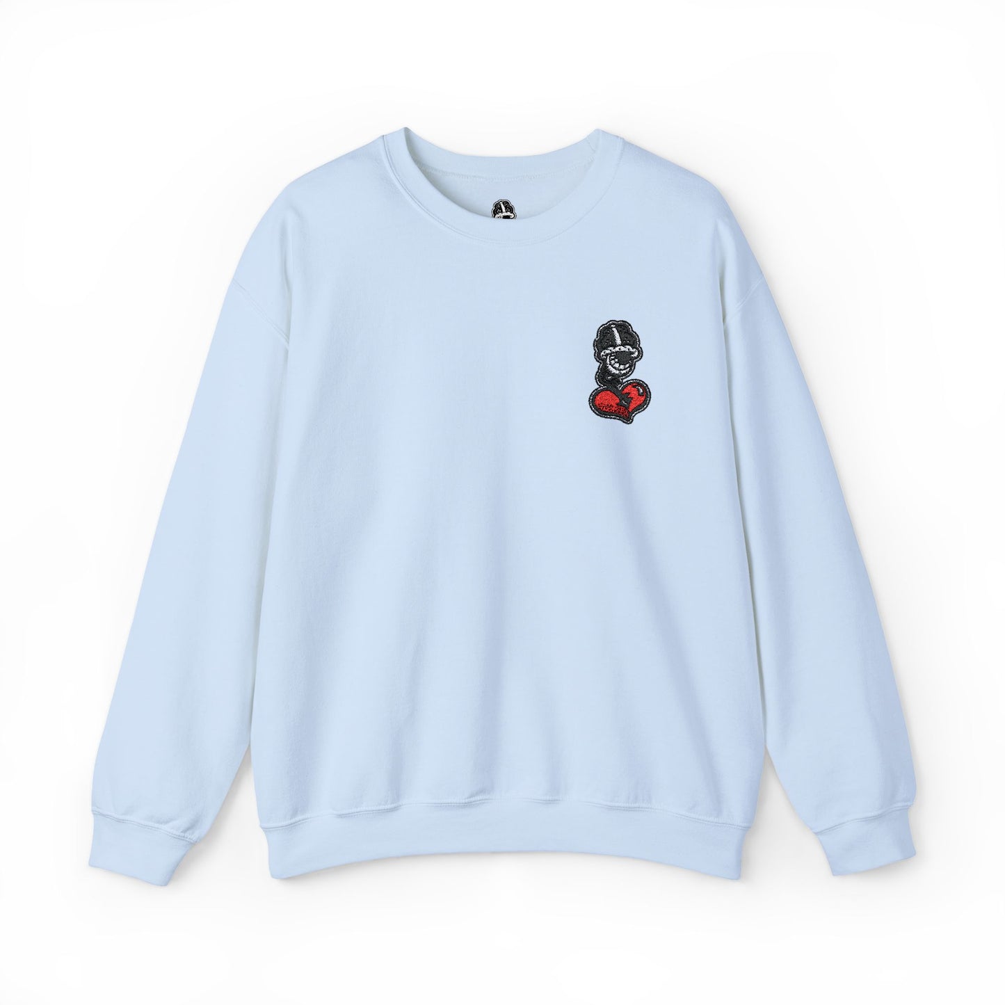 Embroiderd Heart Crewneck Sweatshirt DFCollection™