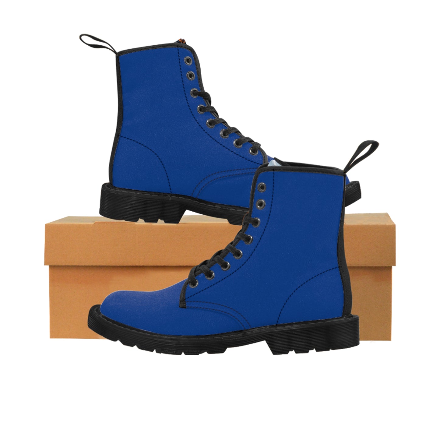 "Take Off" Blue Women's Martin Boots