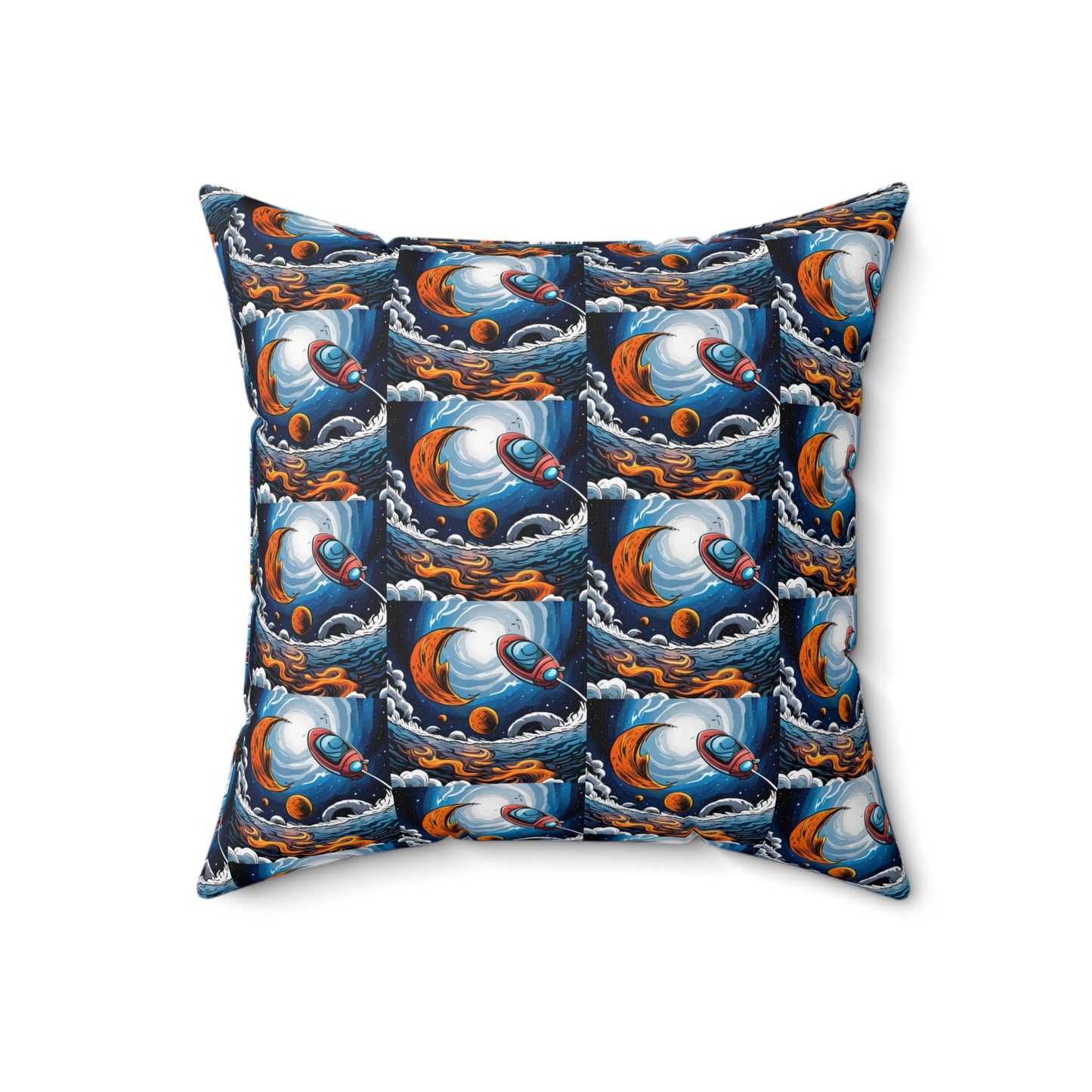 "Inner Stellar" DF Collection Spun Polyester Square Pillow