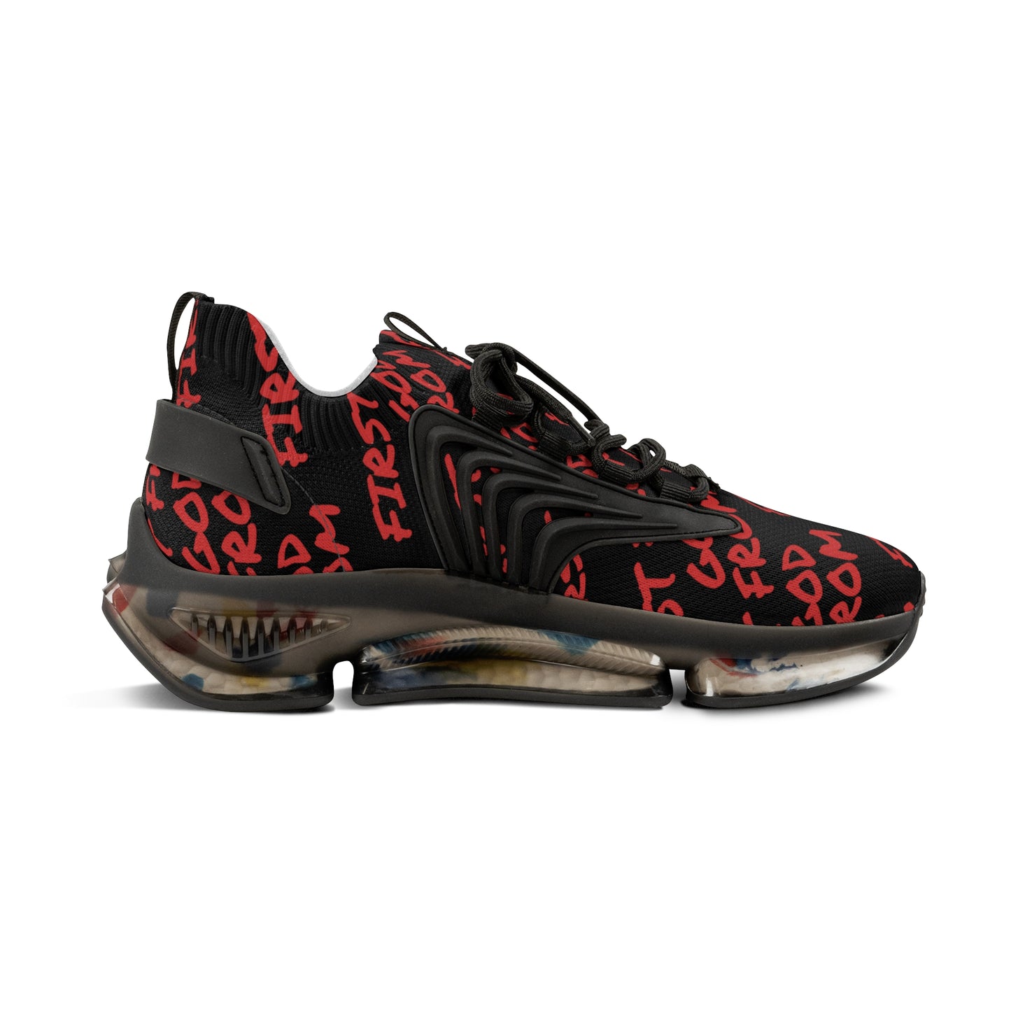 Wilde Ones "First From God" Black Men's Sneakers