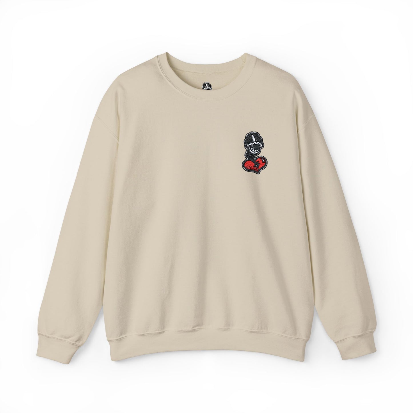 Embroiderd Heart Crewneck Sweatshirt DFCollection™