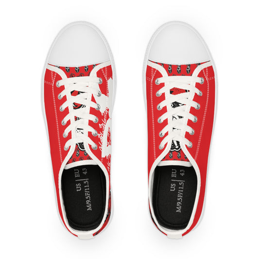 "963" Red DF Collection (Men's Low Top Sneakers)