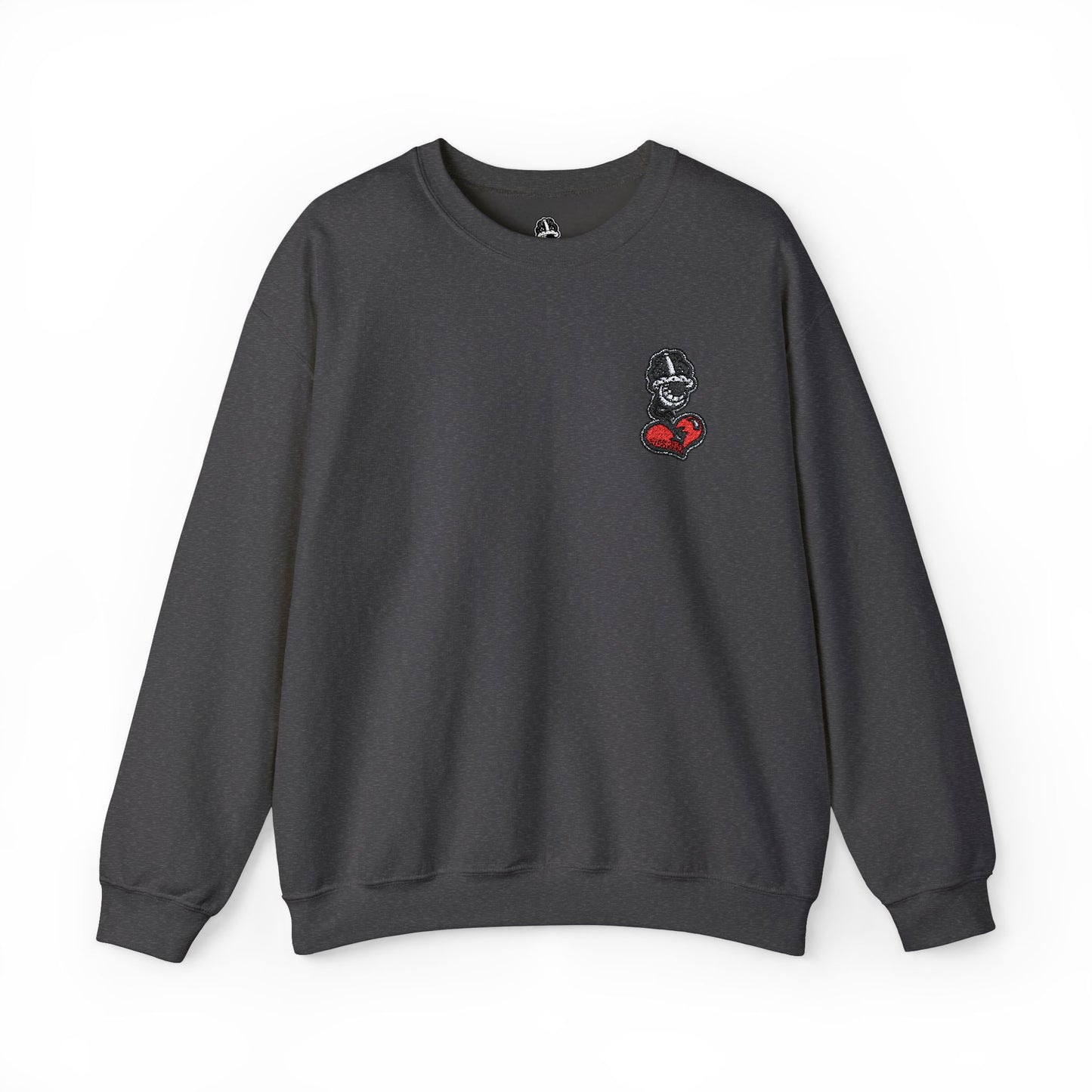 Embroiderd Heart Crewneck Sweatshirt DFCollection™