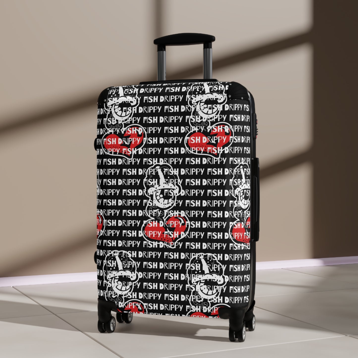 "Wilde Drip" Black Suitcase