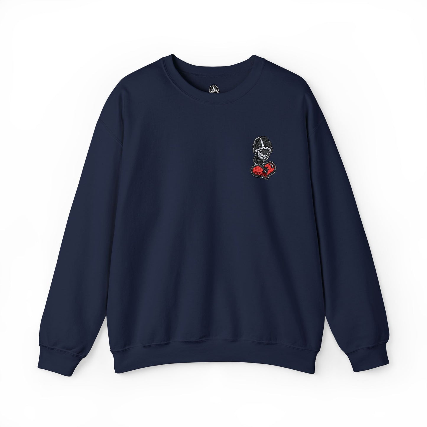 Embroiderd Heart Crewneck Sweatshirt DFCollection™