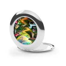 Load image into Gallery viewer, &quot;WonderLand&quot; Compact Travel Mirror
