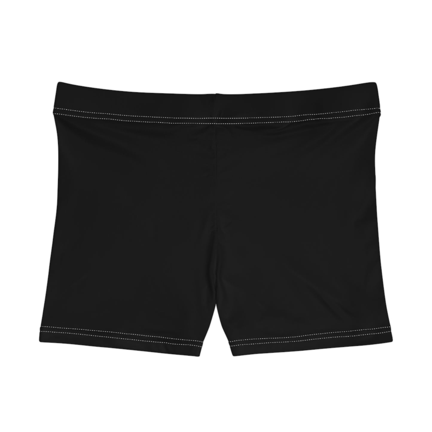 DF Collection Women's Black Shorts (AOP)