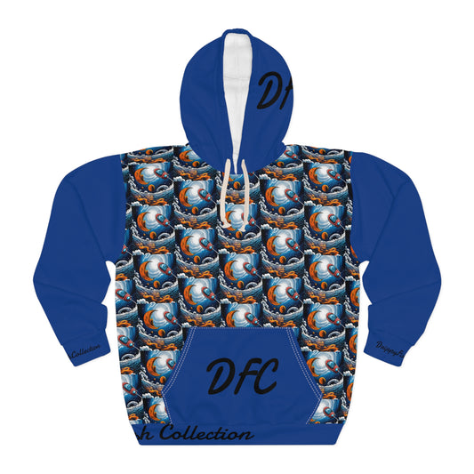 "DFC Take Off" Unisex Pullover Hoodie (AOP)