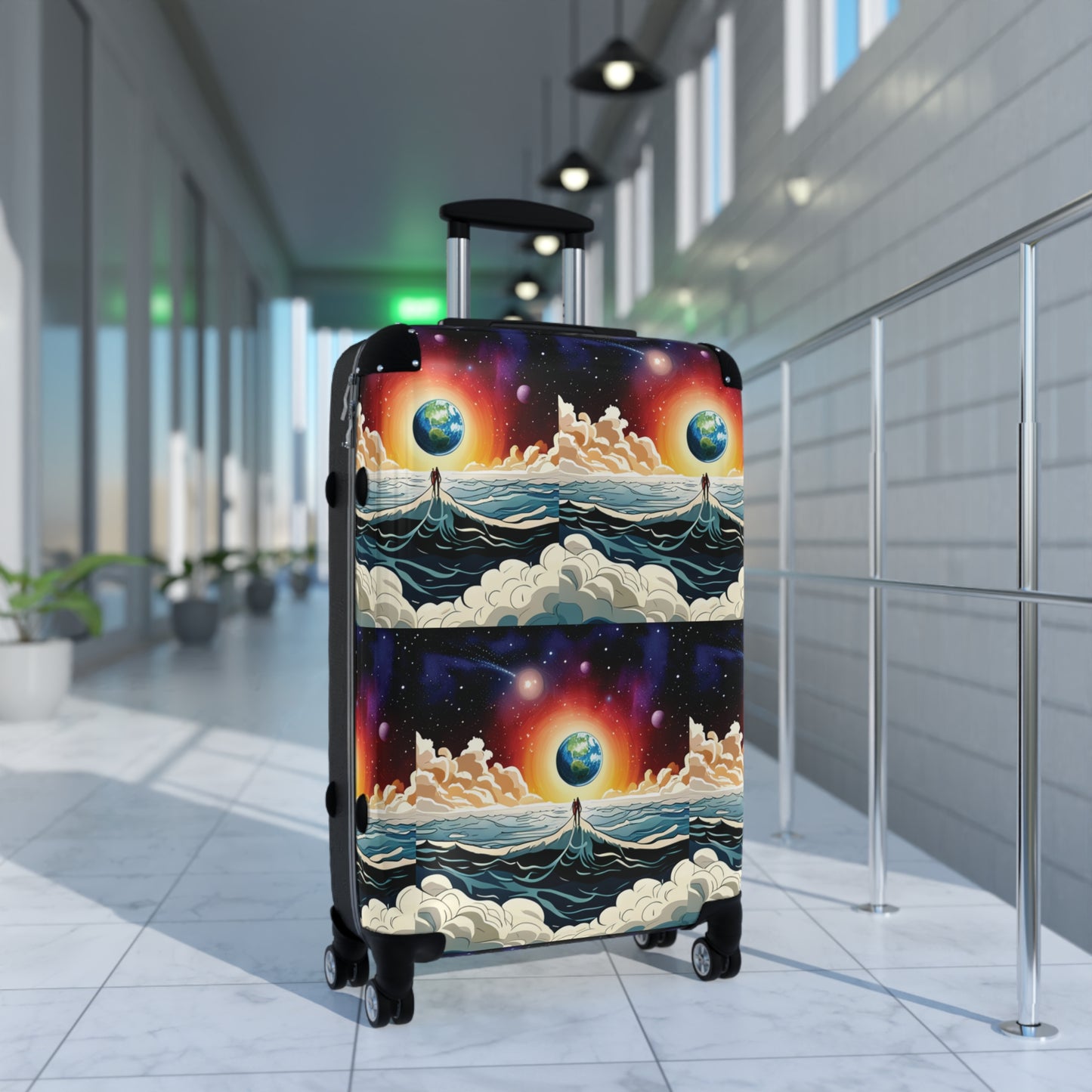 "Atoms Evening" DF Collection Suitcase