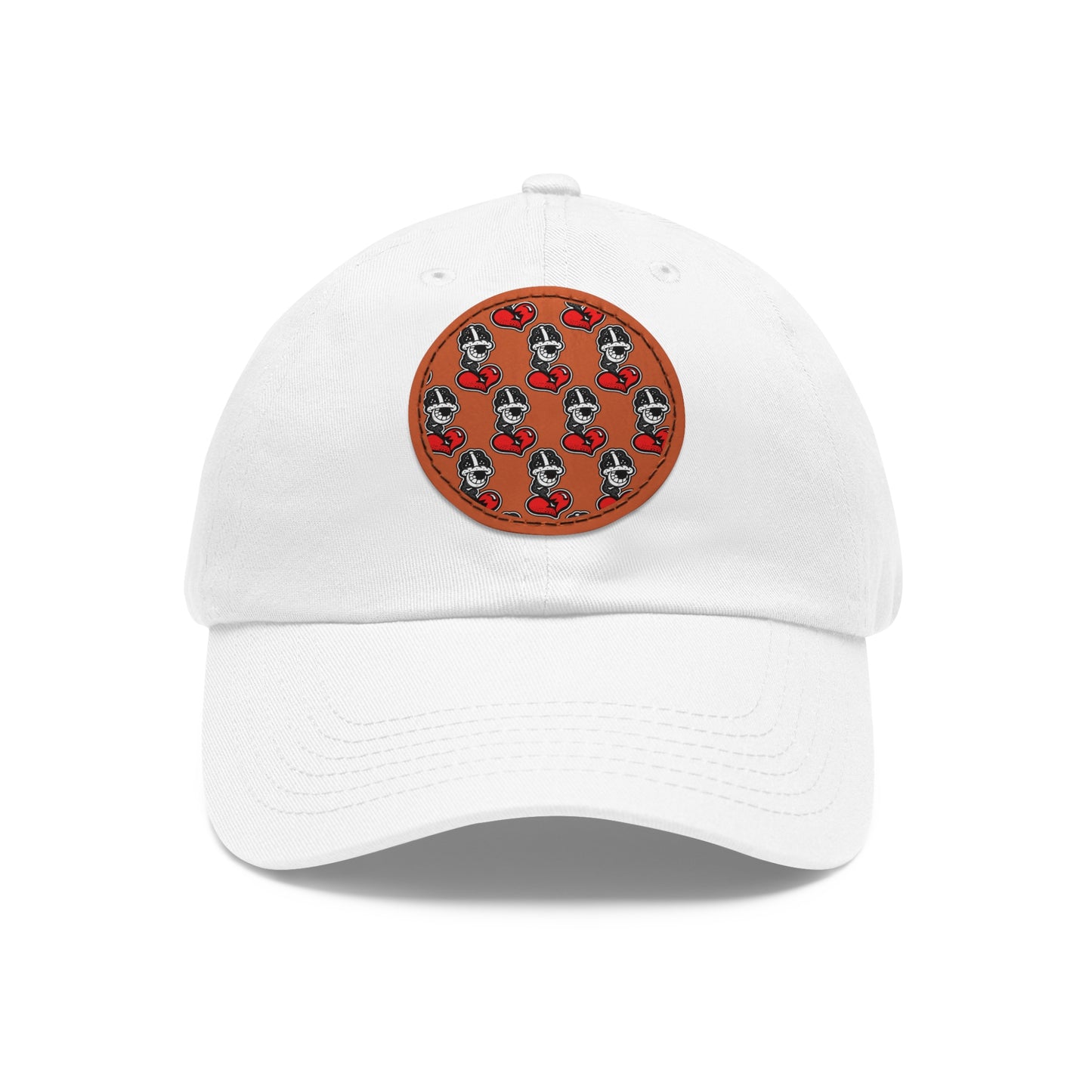 OG 2 Dad Hat with Leather Patch (Round)