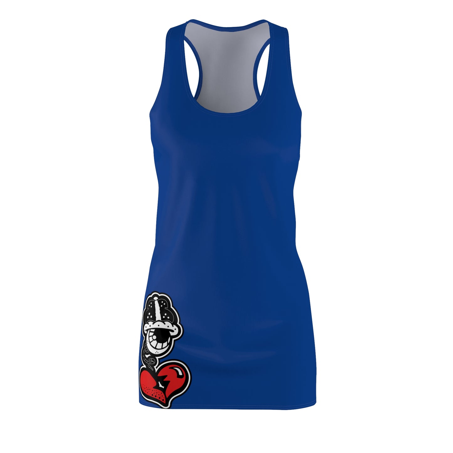 “DRIZZLE” bLU Women's Cut & Sew Racerback Dress