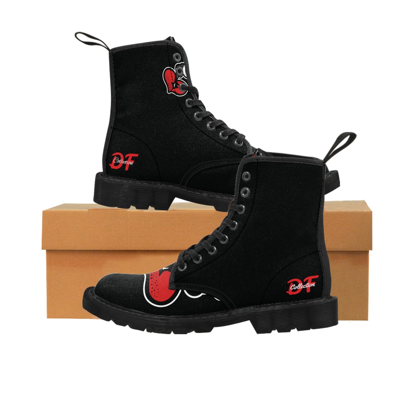 "Dripaveli Blk" Men's Martin Boots