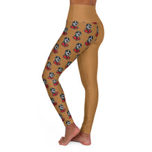 Load image into Gallery viewer, Louis Tan High Waisted Yoga Leggings (AOP)