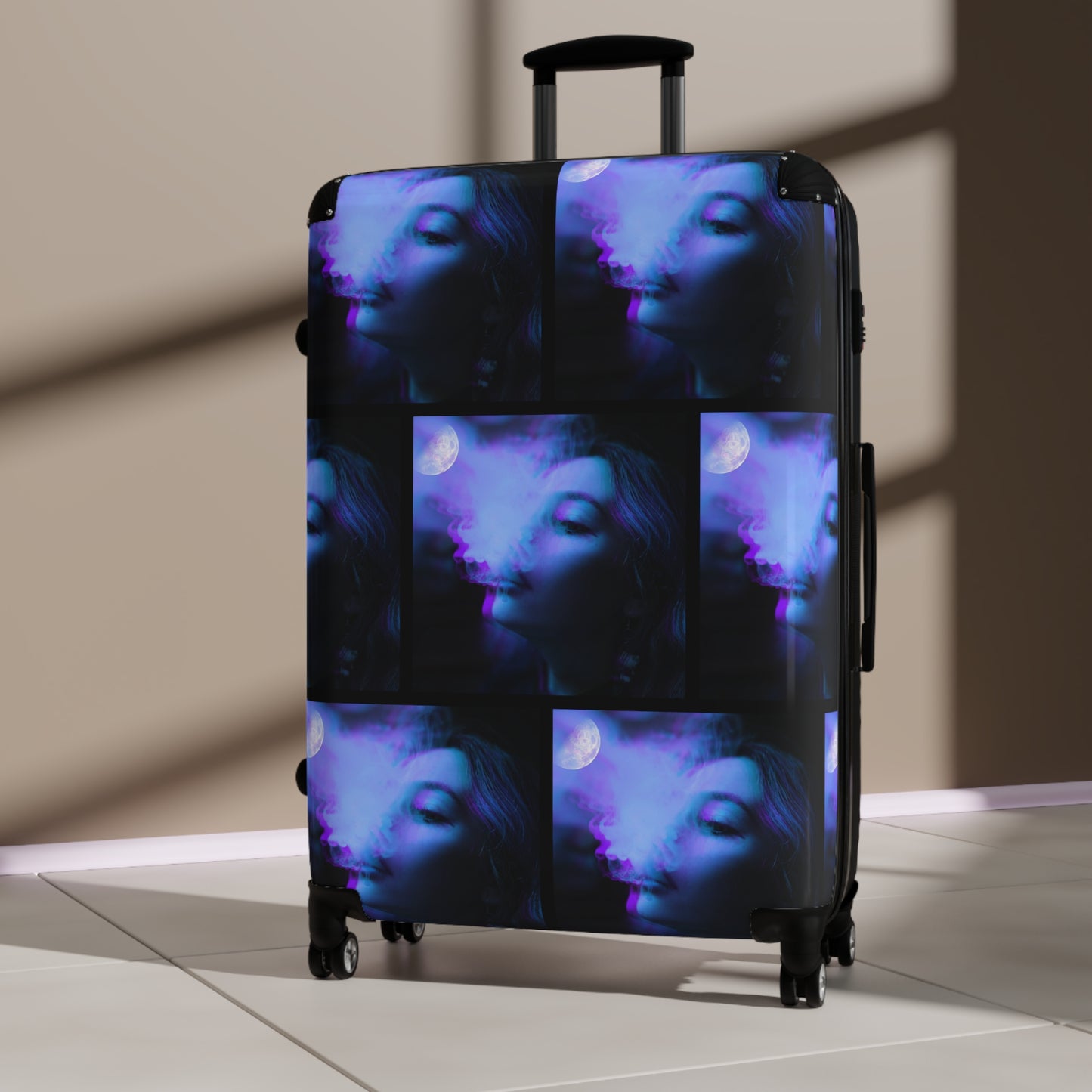 "Moon Rocks" Black Suitcase