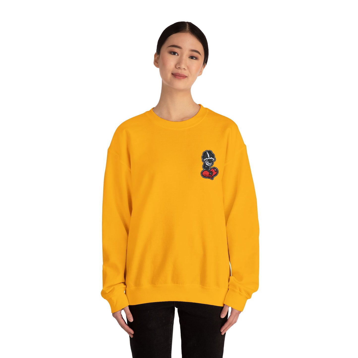 Embroiderd Heart Crewneck Sweatshirt DFCollection™