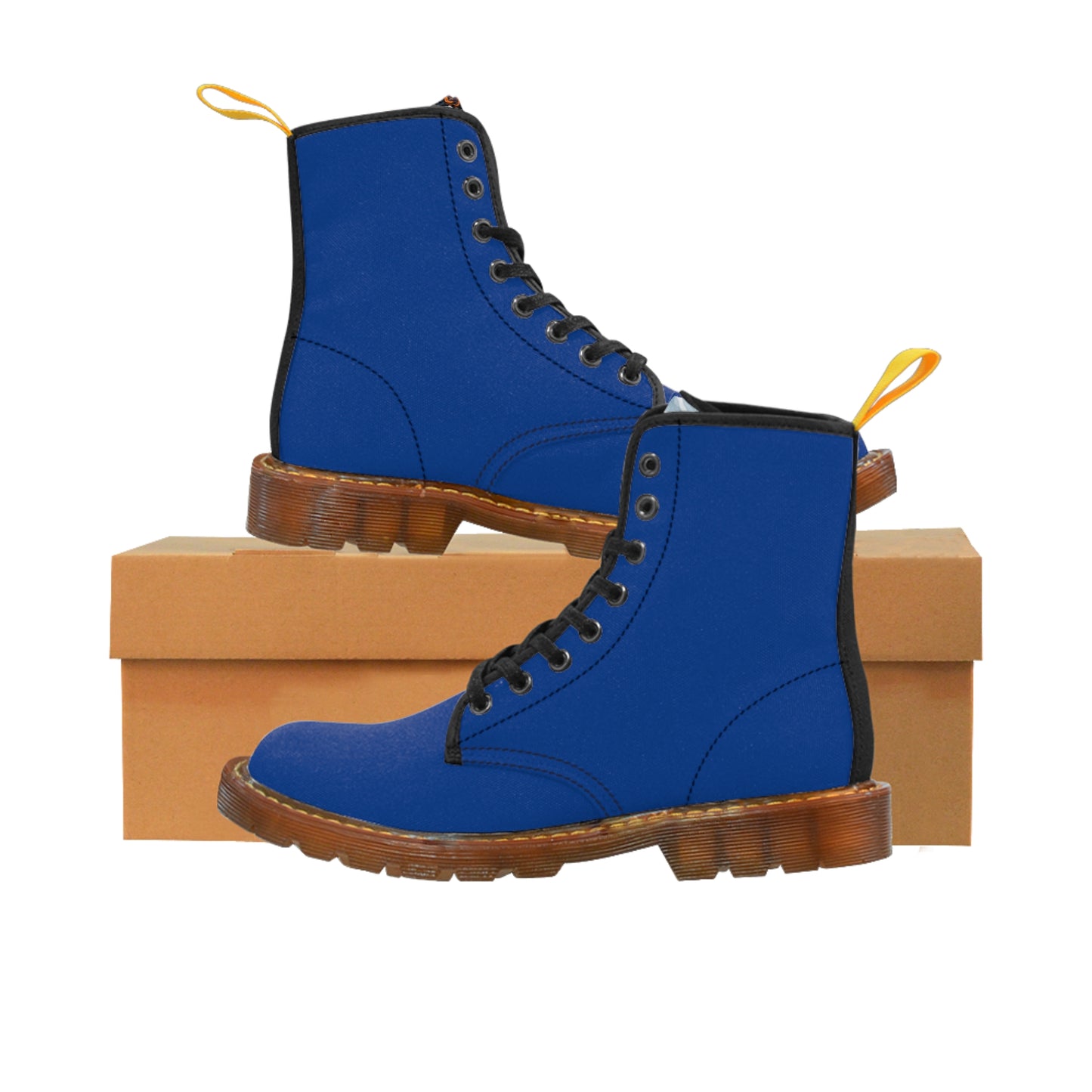 "Take Off" Blue Women's Martin Boots