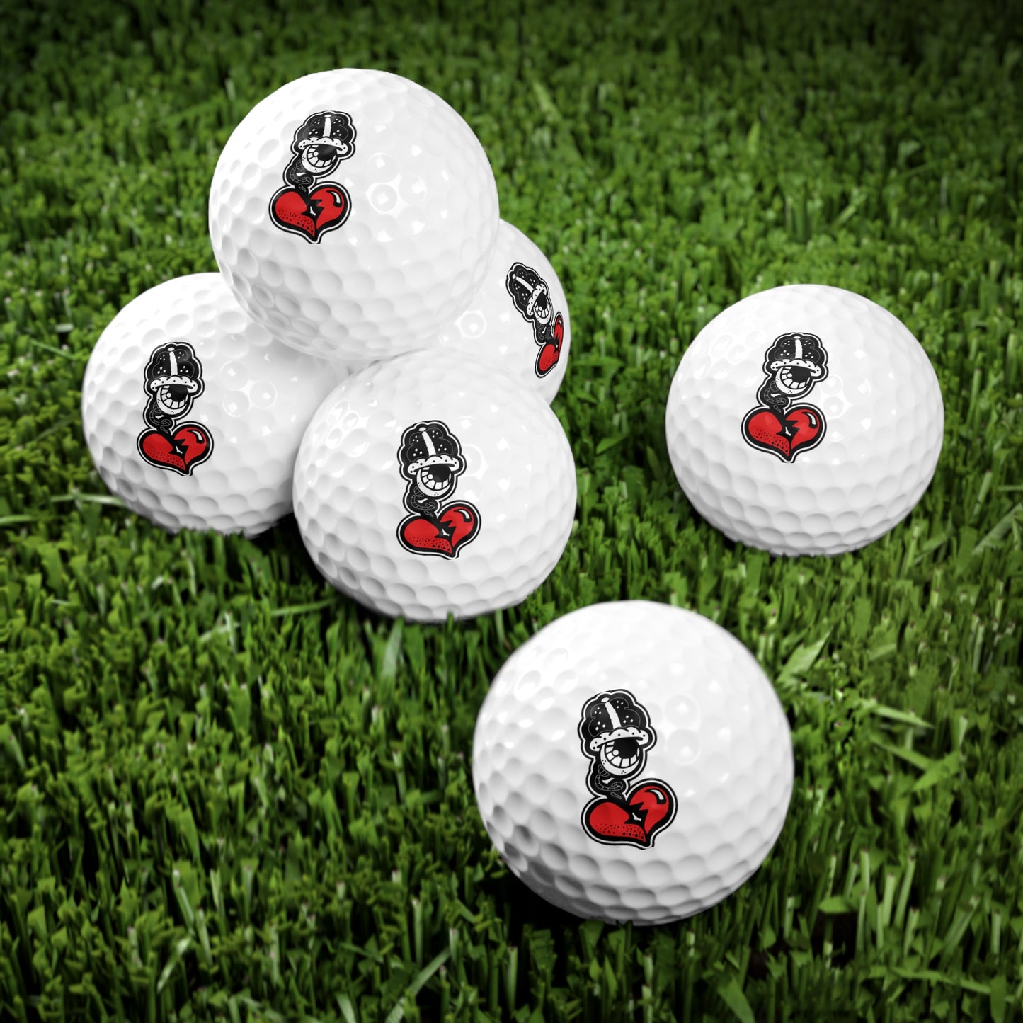 "Drippy Fish" Golf Balls, 6pcs