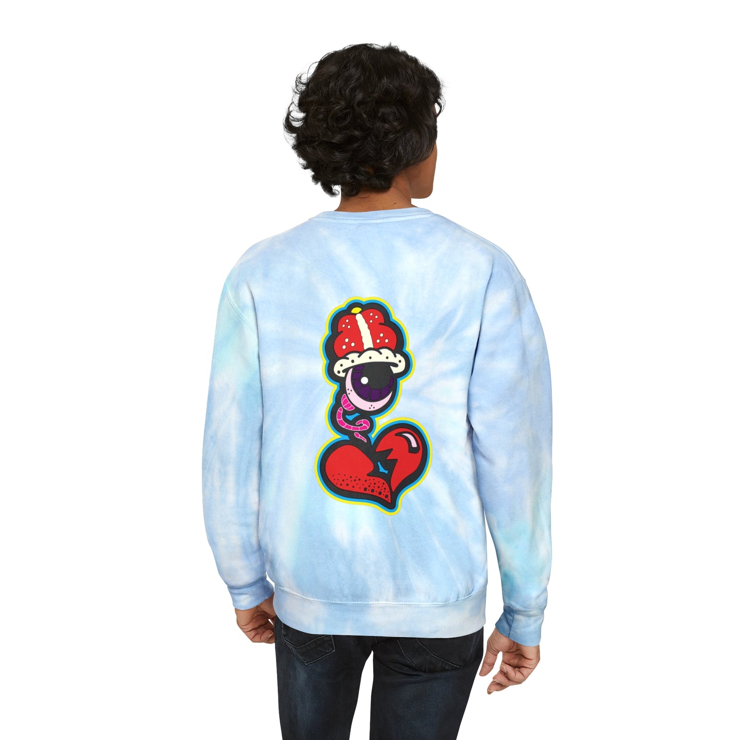 DF Collection Retro Unisex Tie-Dye Sweatshirt