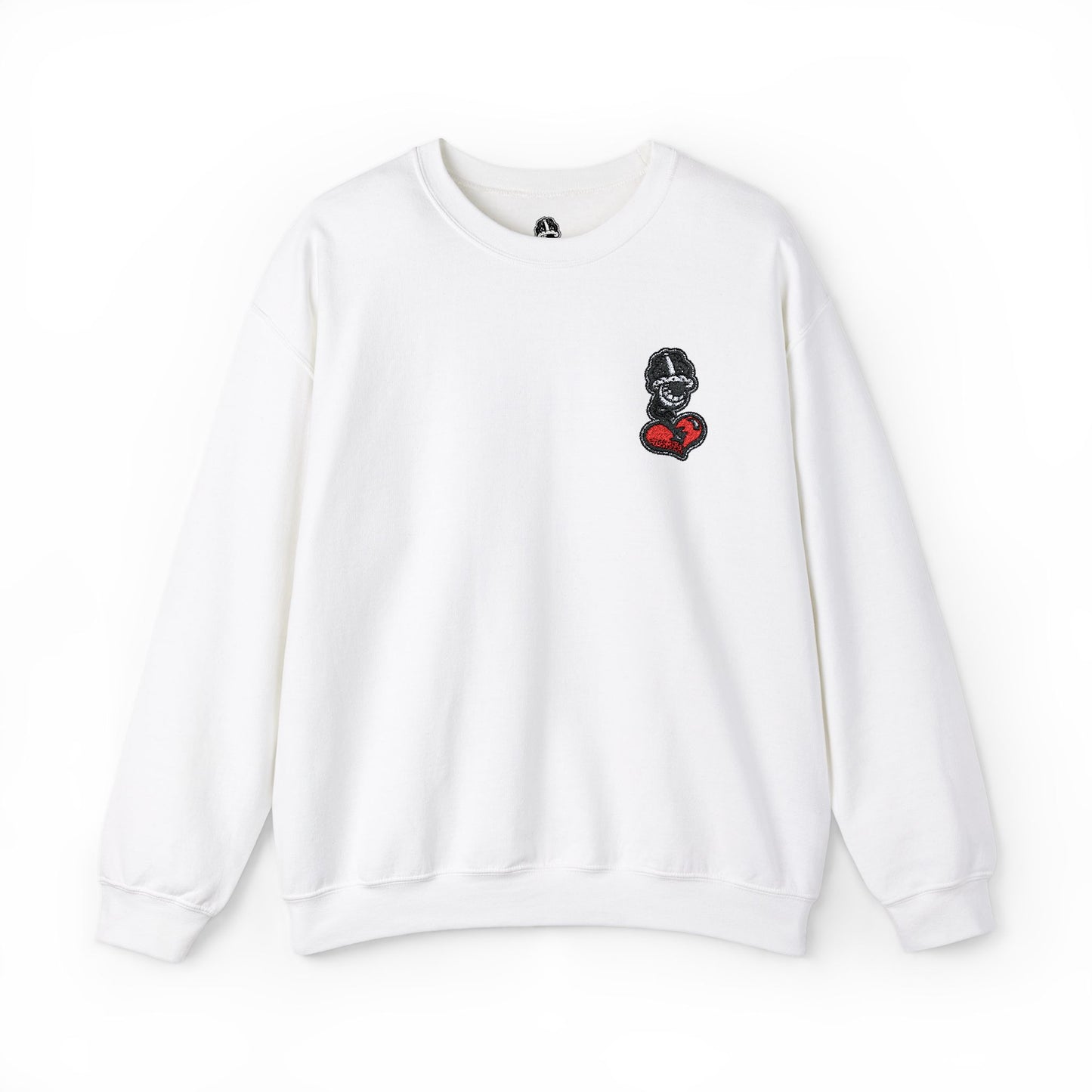 Embroiderd Heart Crewneck Sweatshirt DFCollection™