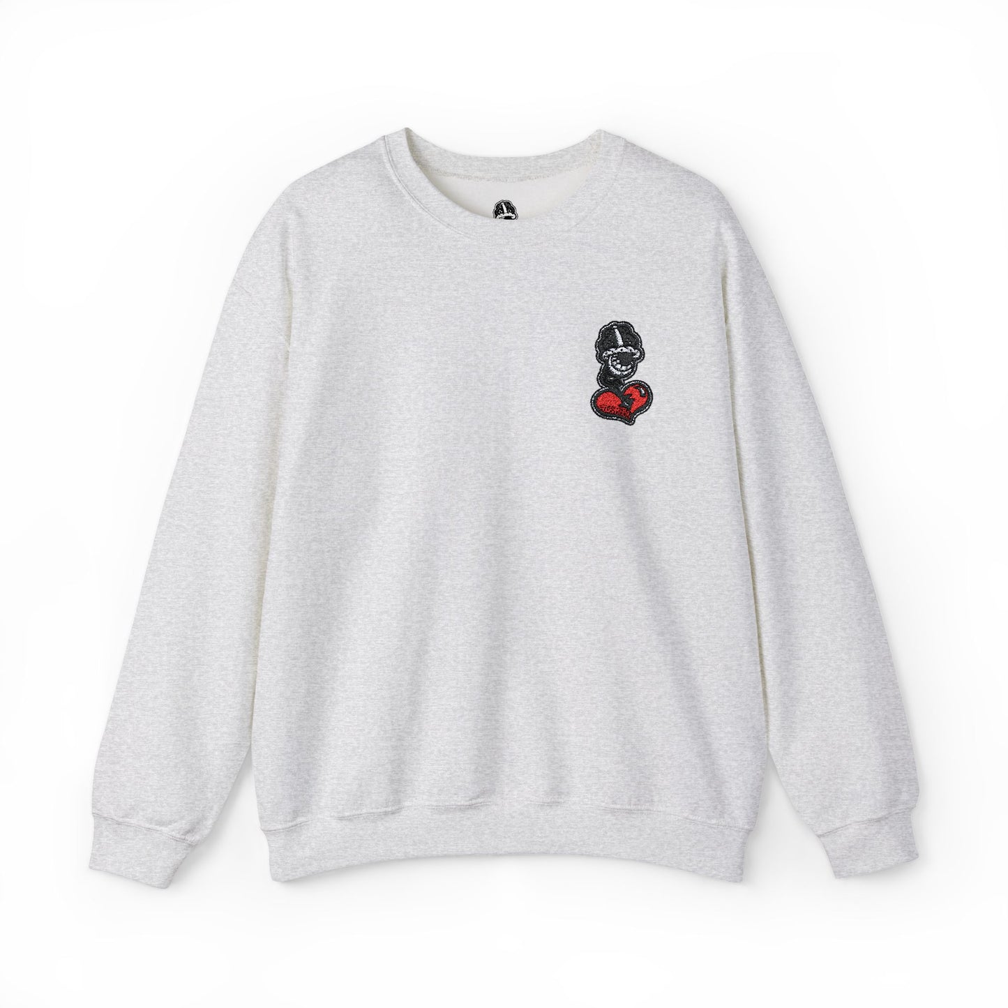 Embroiderd Heart Crewneck Sweatshirt DFCollection™