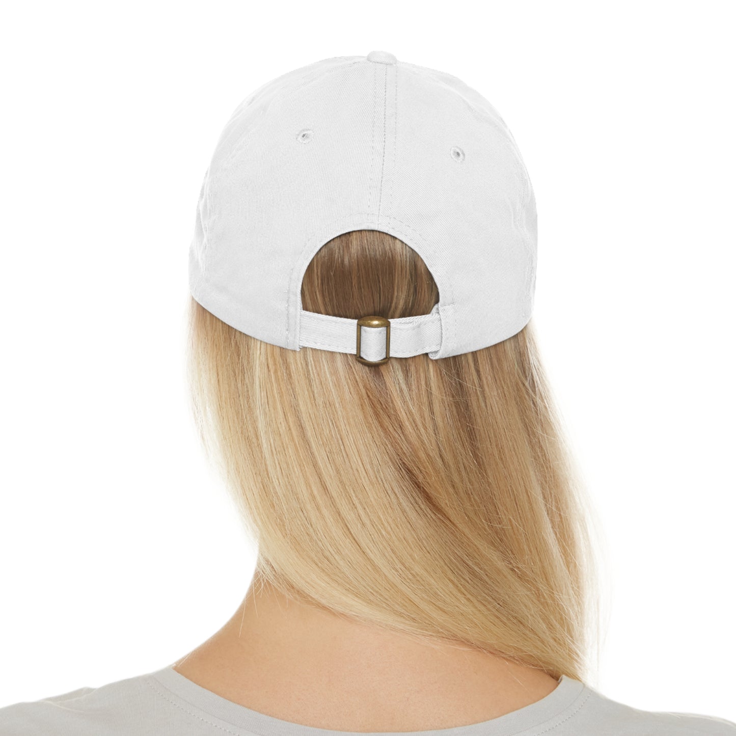 OG 2 Dad Hat with Leather Patch (Round)