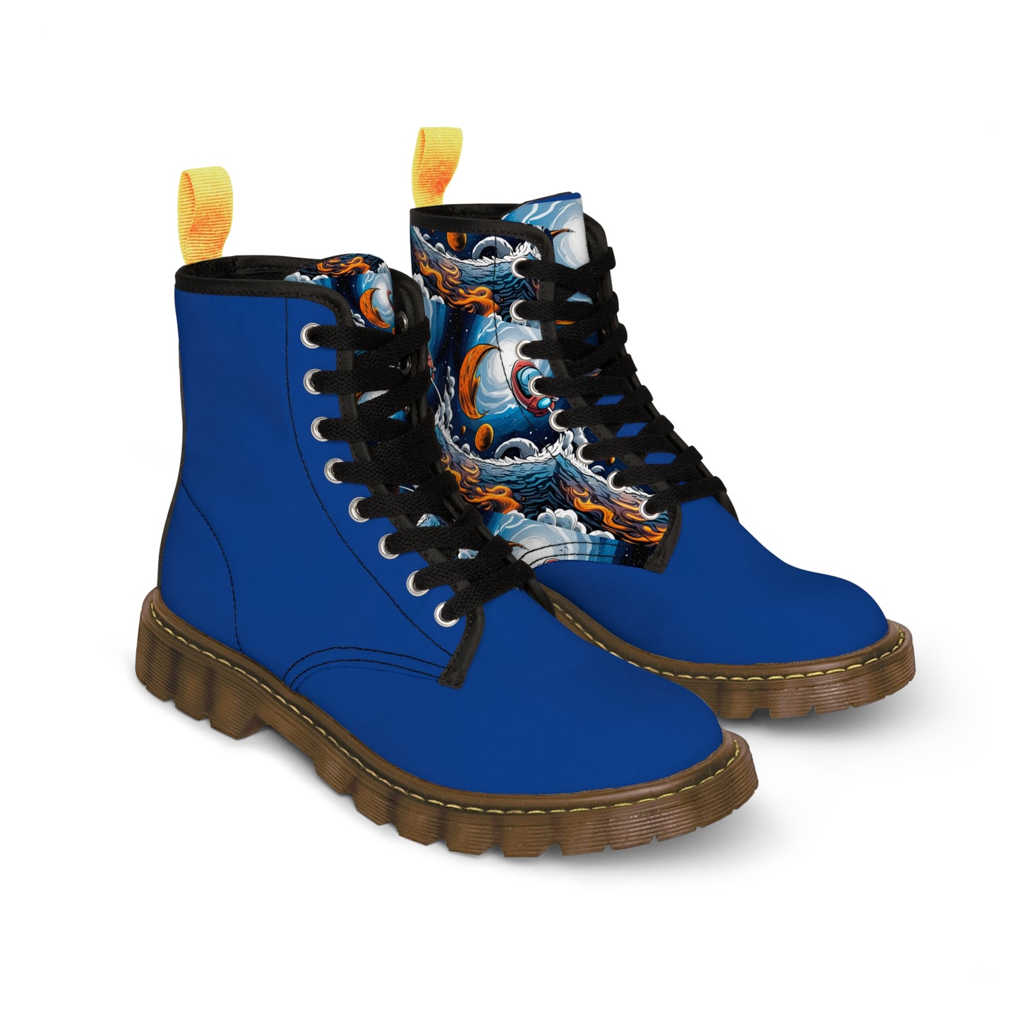 "Take Off" Blue Women's Martin Boots