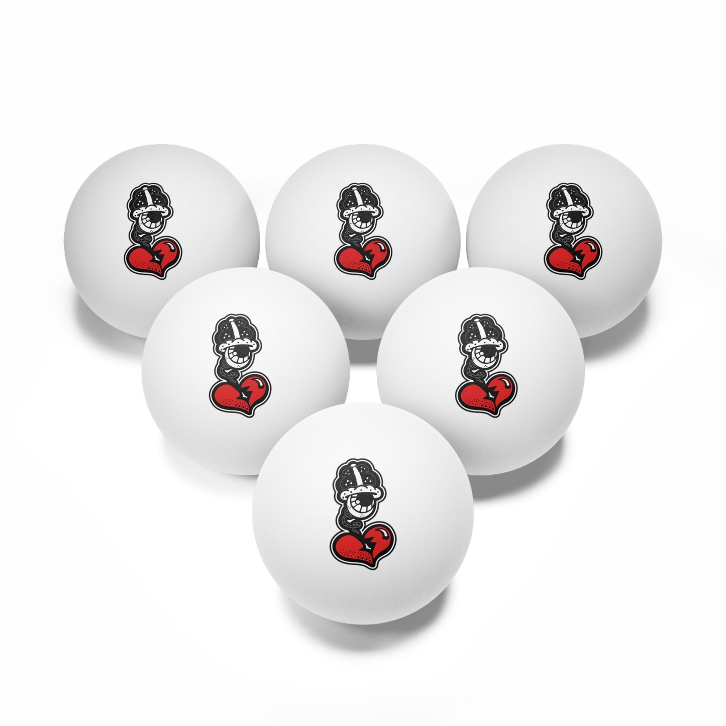 "DrippyFish" Ping Pong Balls, 6 pcs