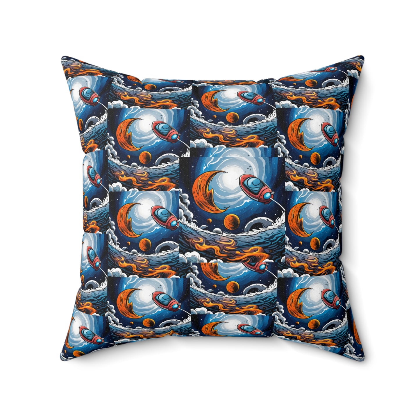 "Inner Stellar" DF Collection Spun Polyester Square Pillow