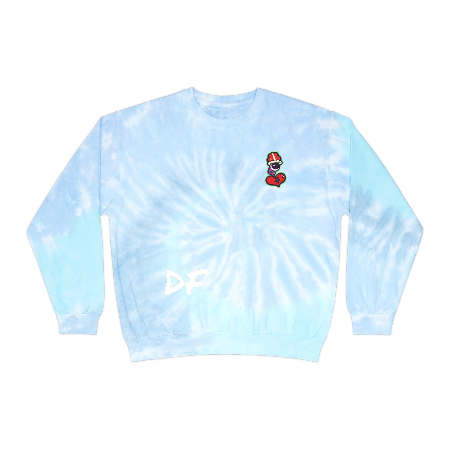 DF Collection Retro Unisex Tie-Dye Sweatshirt