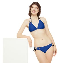 Load image into Gallery viewer, Blue Fish Strappy Bikini Set (AOP)