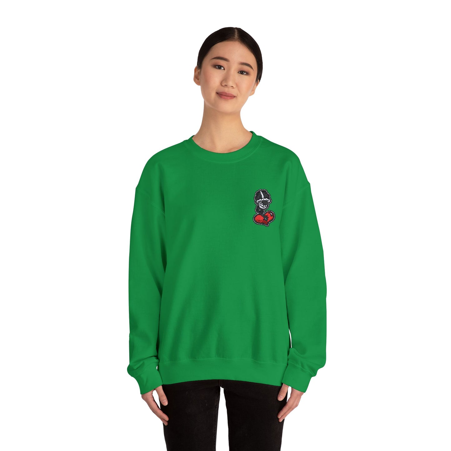 Embroiderd Heart Crewneck Sweatshirt DFCollection™