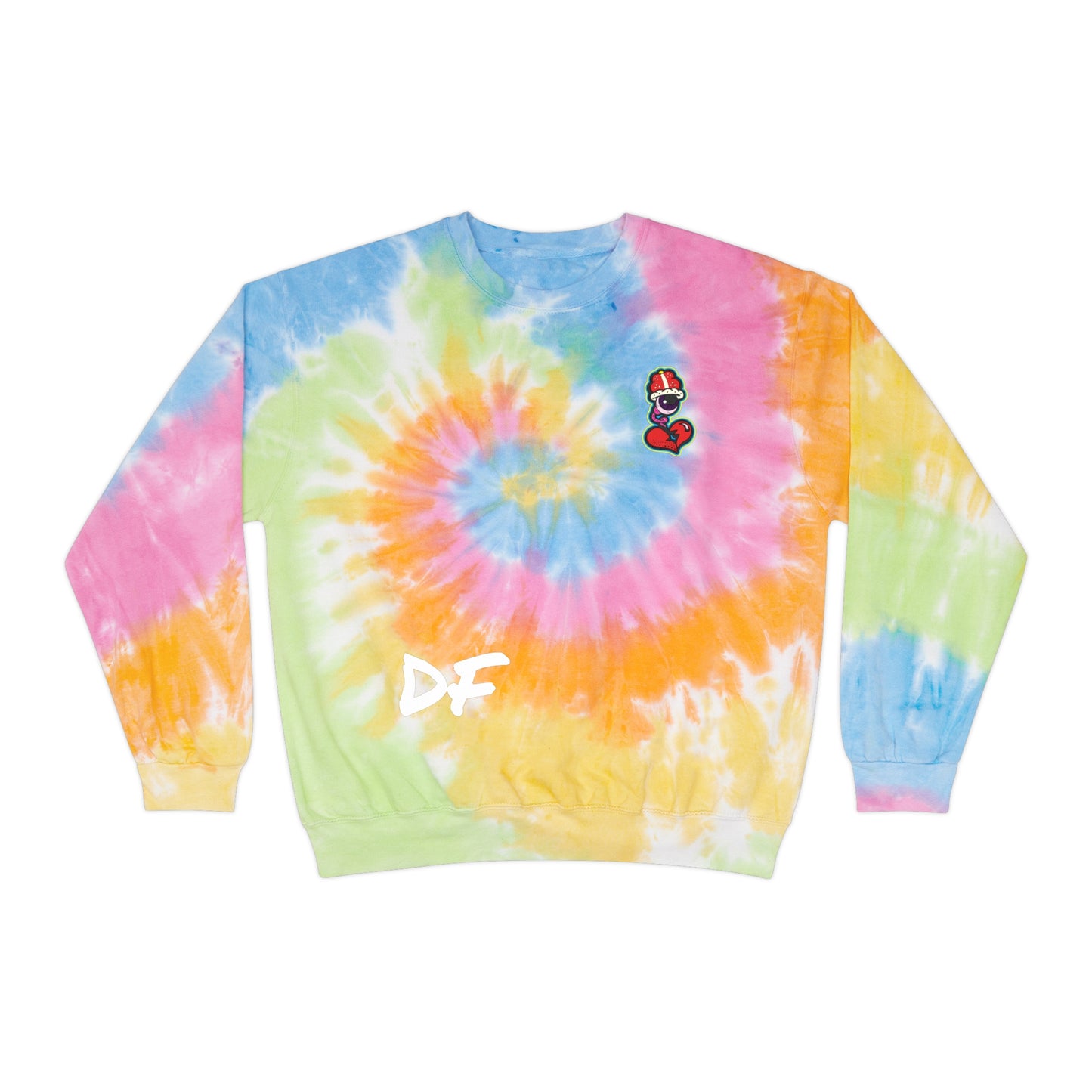 DF Collection Retro Unisex Tie-Dye Sweatshirt