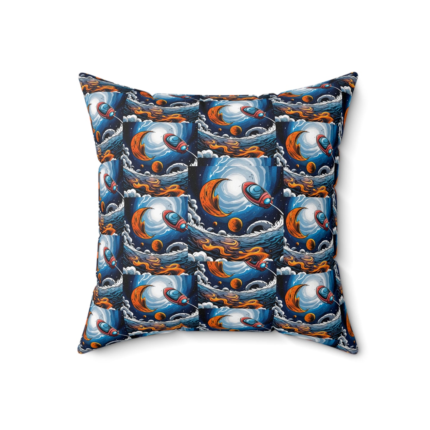 "Inner Stellar" DF Collection Spun Polyester Square Pillow