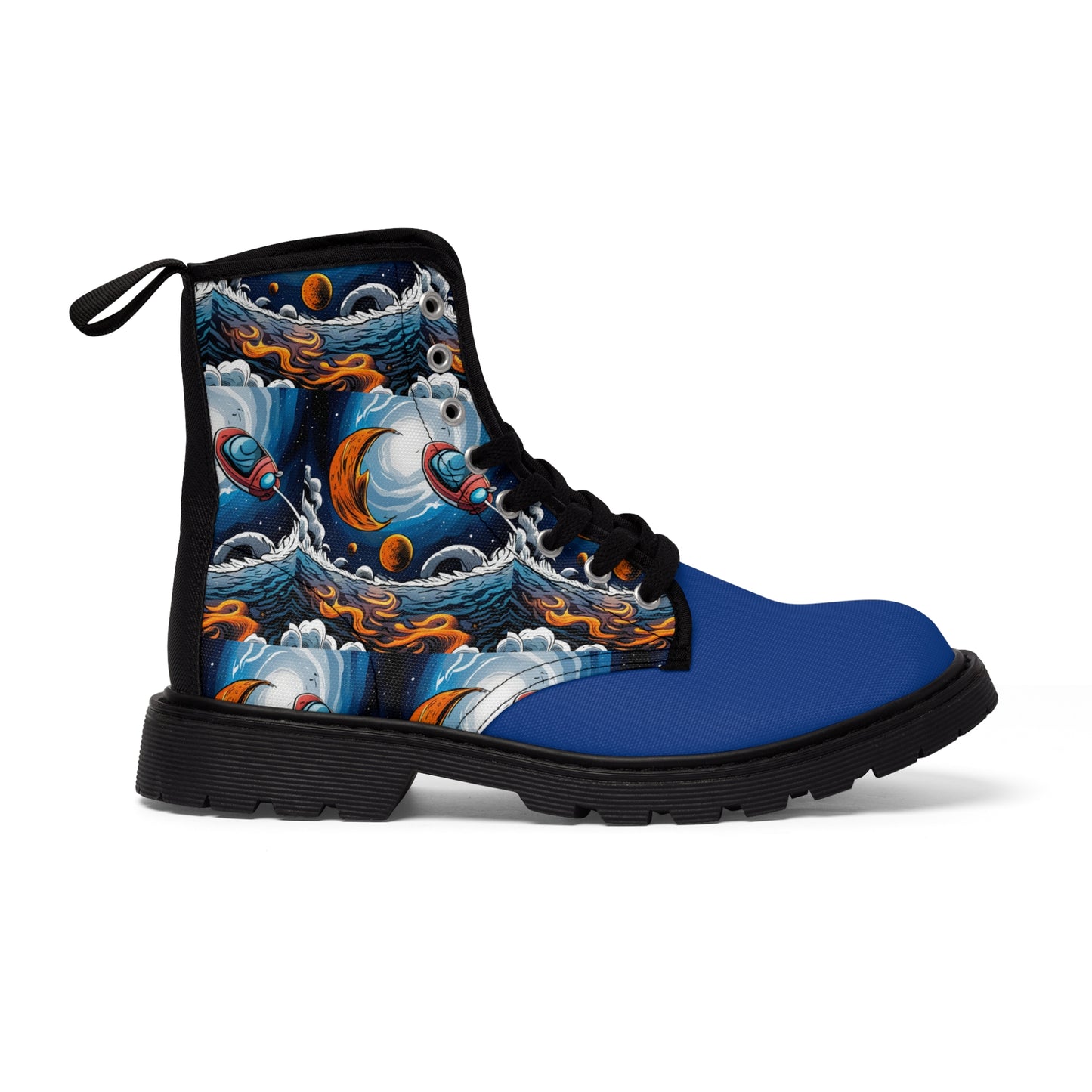 "Take Off" Blue Women's Martin Boots