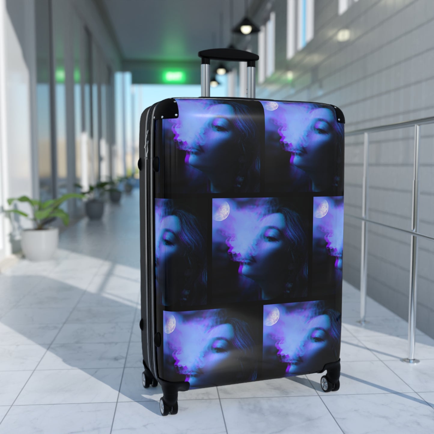 "Moon Rocks" Black Suitcase