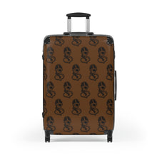 Load image into Gallery viewer, &quot;DrippyFish&quot; Brown Suitcase