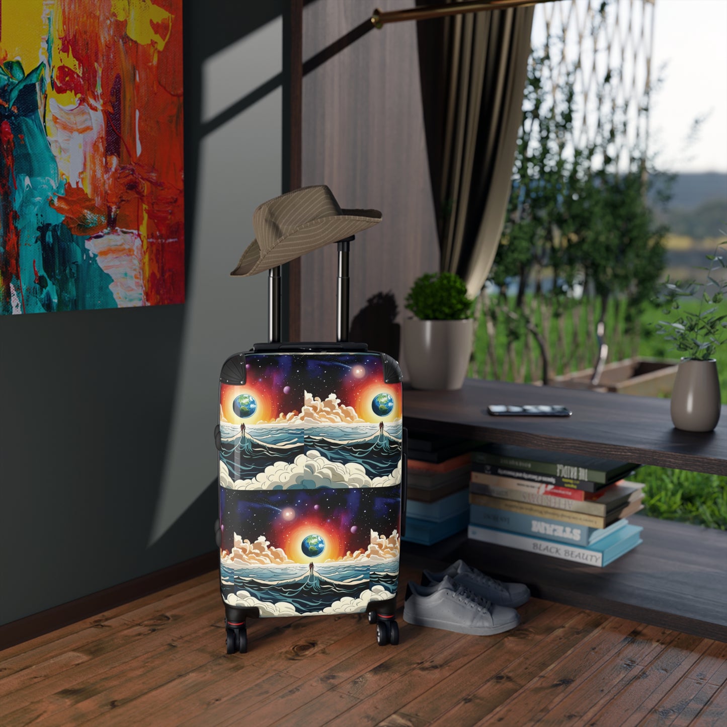 "Atoms Evening" DF Collection Suitcase