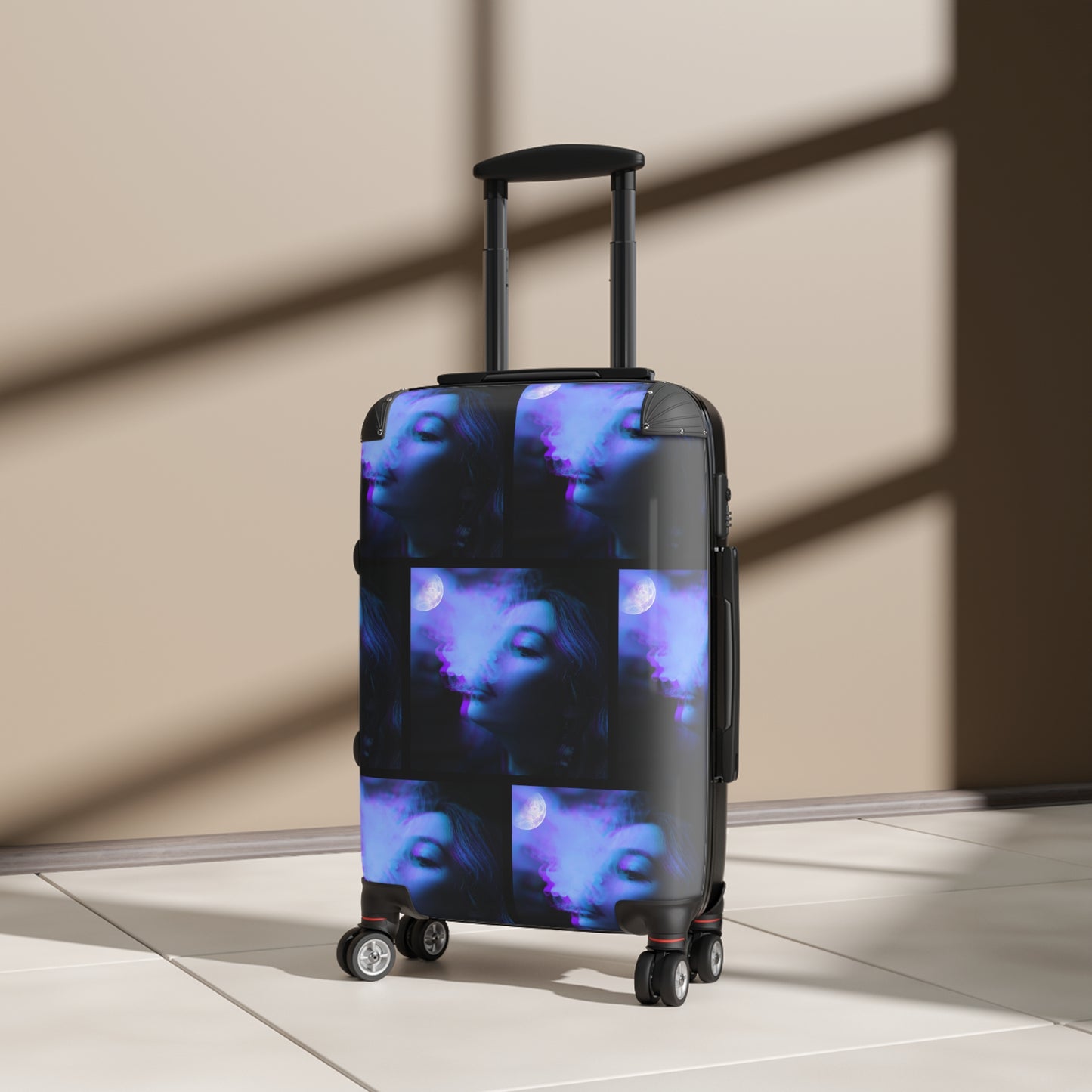 "Moon Rocks" Black Suitcase