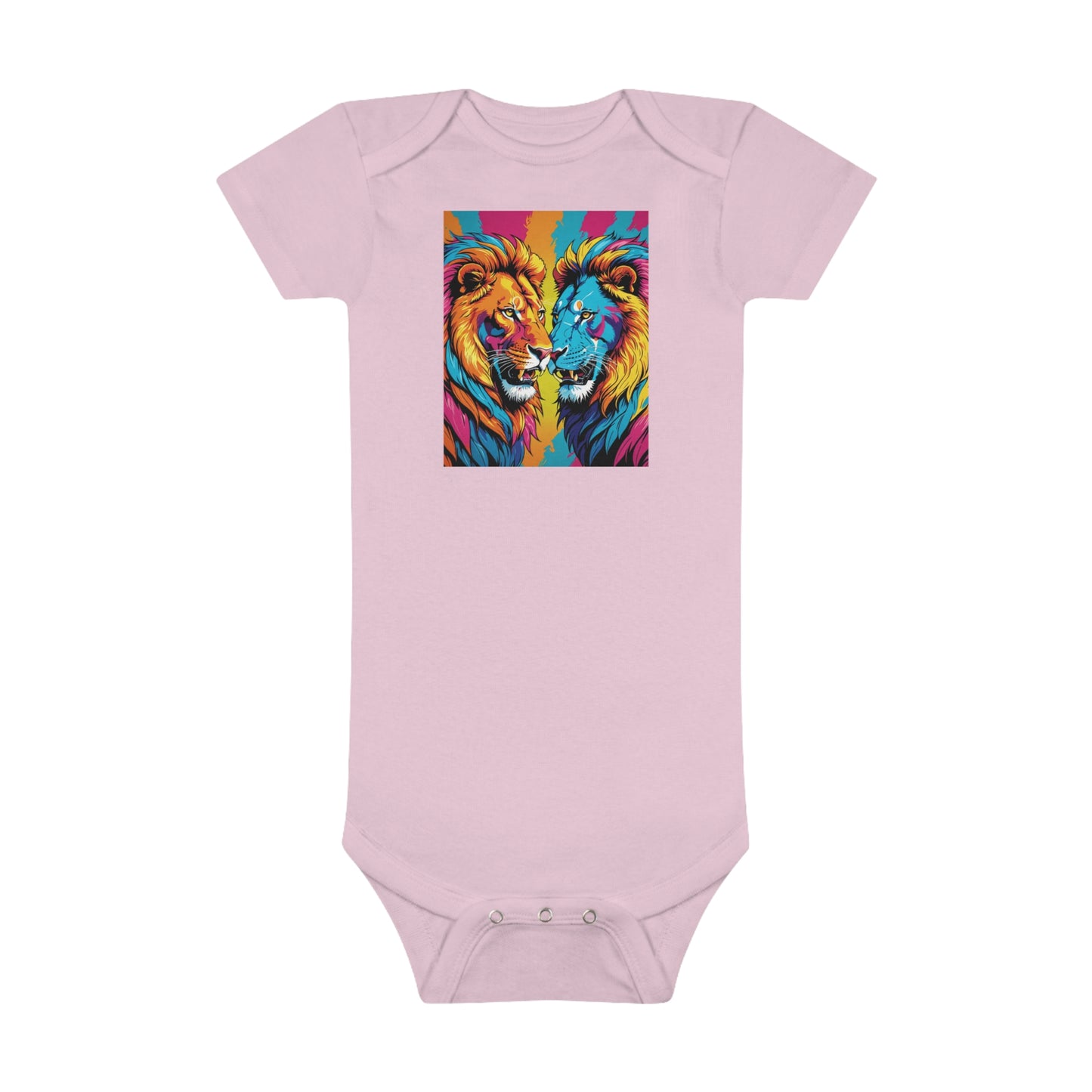 "Twin Leo" Baby Short Sleeve Onesie®