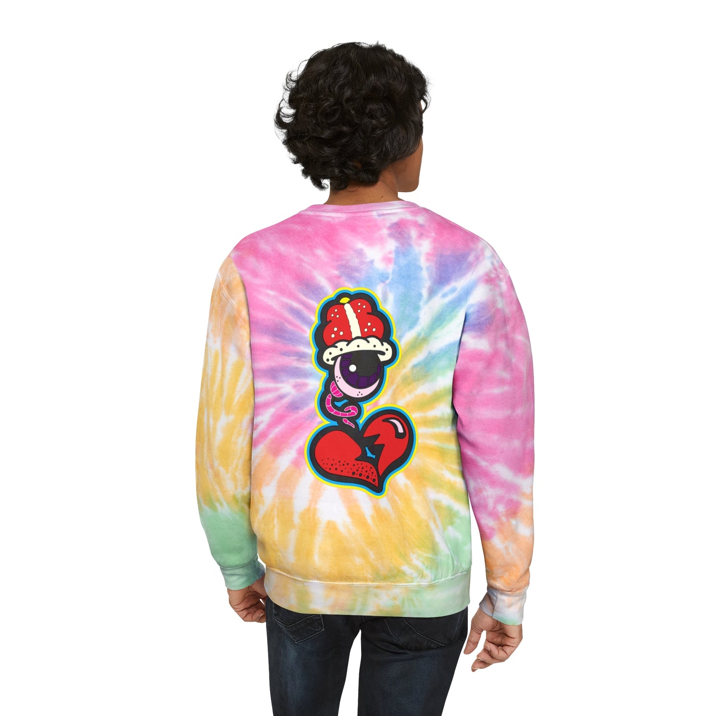 DF Collection Retro Unisex Tie-Dye Sweatshirt