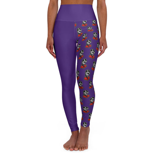 Haze High Waisted Yoga Leggings (AOP)