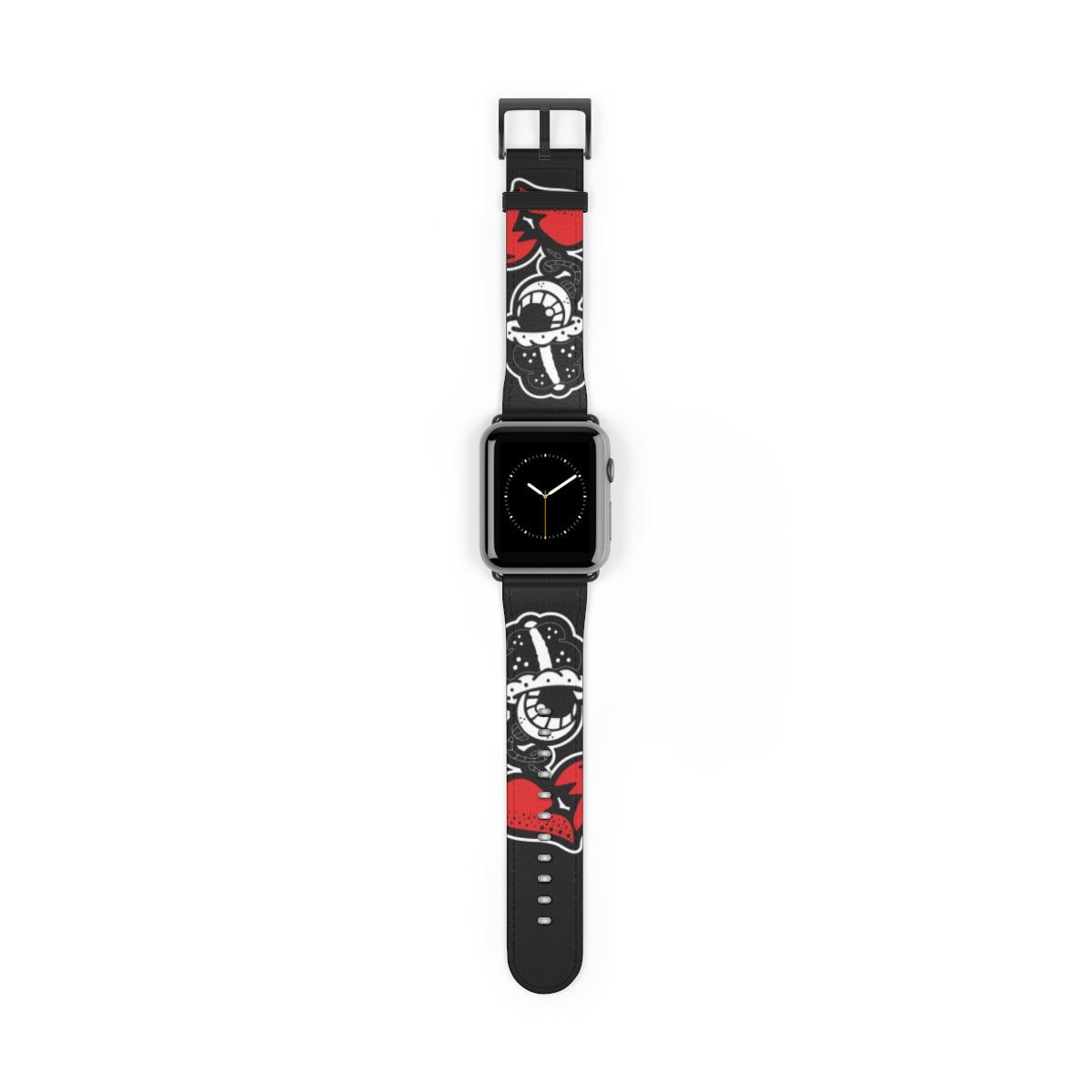 "Drippy Fish Blk" Watch Strap