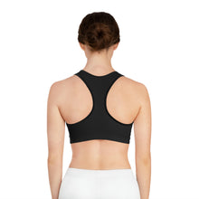 Load image into Gallery viewer, &quot;Smoking Moon&quot; Sports Bra (AOP)