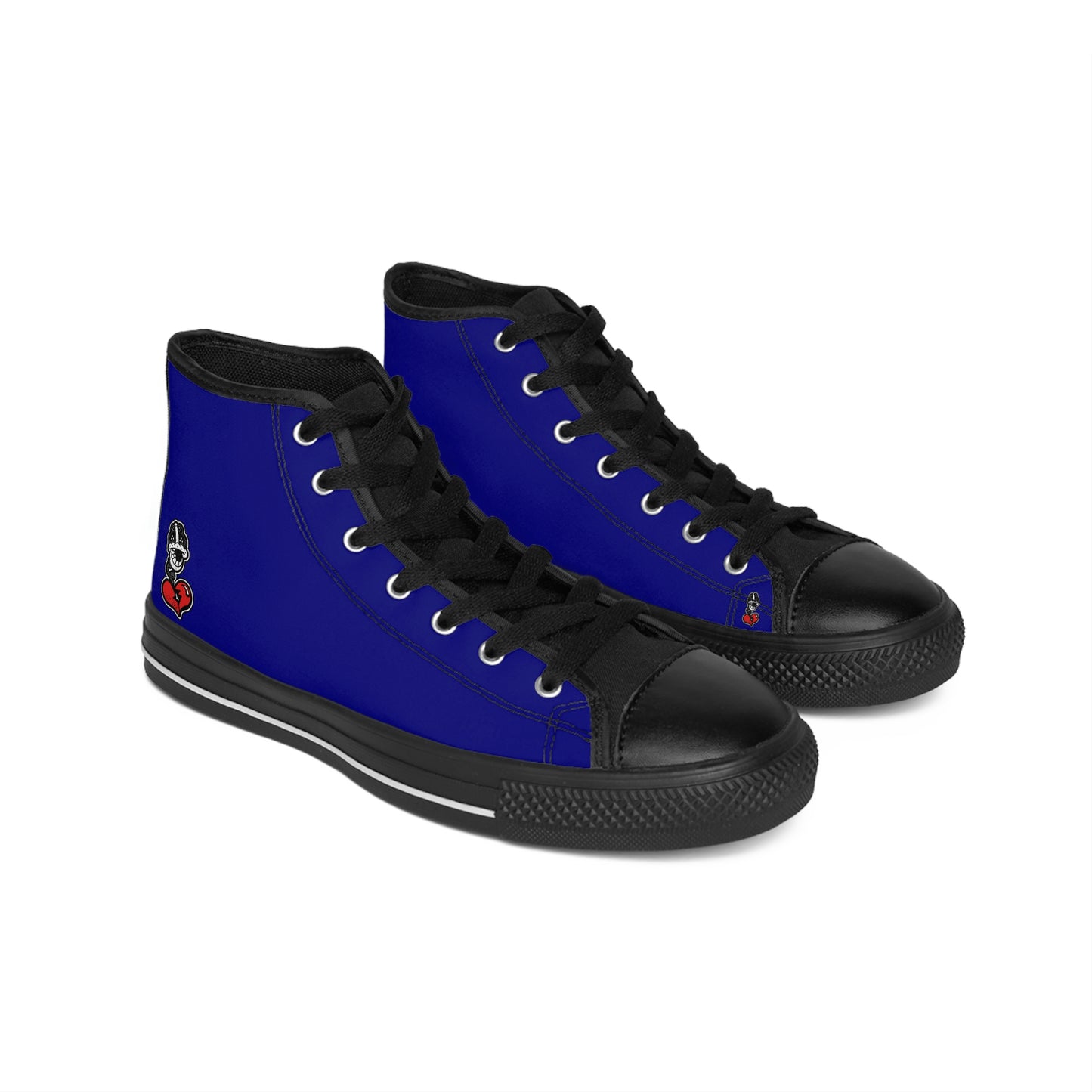 “Deep Blue C's" Men’s High-top Sneakers