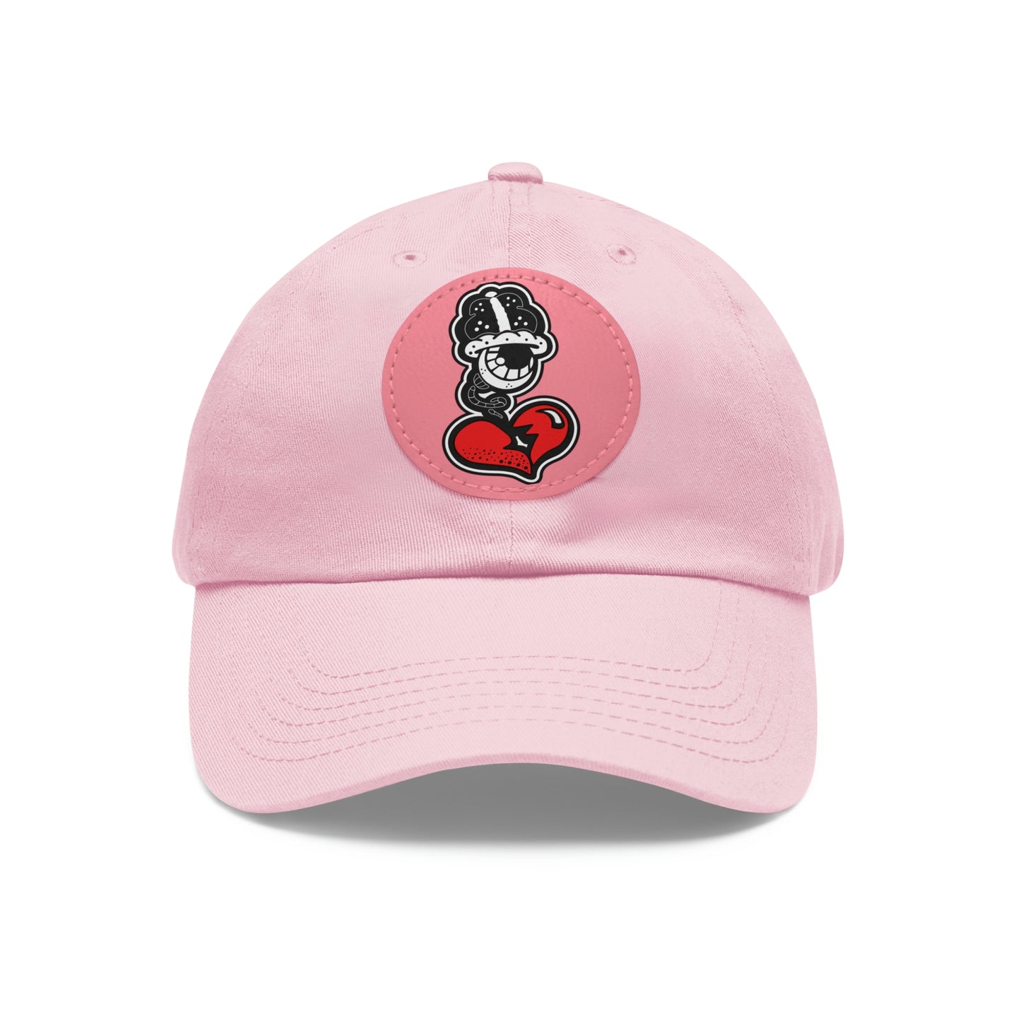 OG Dad Hat with Leather Patch (Round)