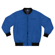 Load image into Gallery viewer, “DRIPPY BLUE” Men&#39;s AOP Bomber Jacket